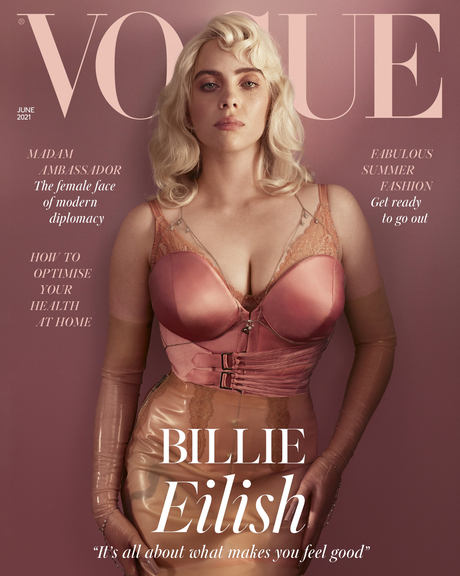 Billie Eilish biến hình sexy trên bìa tạp chí British Vogue